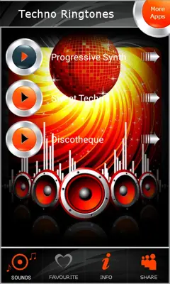 Techno Ringtones android App screenshot 1